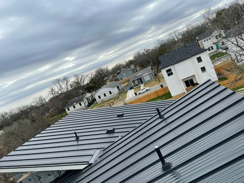 Standing seam metal roof panels with vents for Skylight Repair in Cedarburg